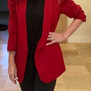 Women's Red Blazer